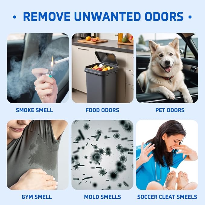 Glodway Whole Car Air Refresher Spray, Odor Eliminator Eliminates Strong - Image 2
