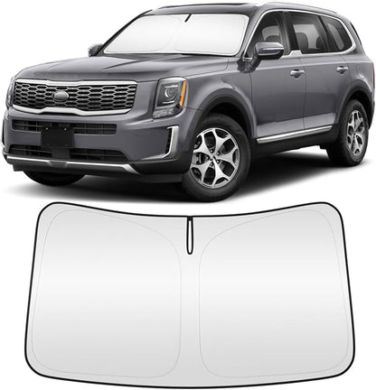Windshield Sun Shade for Kia Telluride 2020-2025 4-Layer Front Window Shade by ZSLTCL