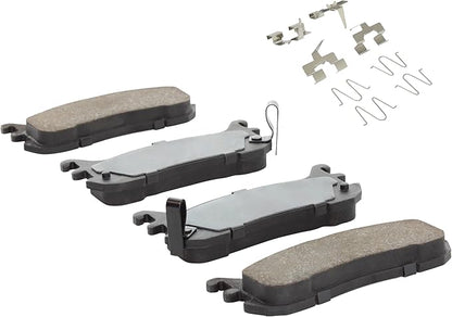 Premium Ceramic Rear Brake Pads Compatible - Image 2