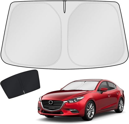 KUST Windshield Sun Shade for Mazda 3 2014 2015 2016 2017 2018 Mazda3 by KUST