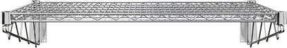 24" x 36" Chrome Wire Wall Mount Shelf - Image 3