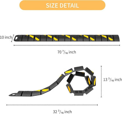Portable Roll Up Speed Bump - 6Ft Collapsible Speed Humps - Image 2
