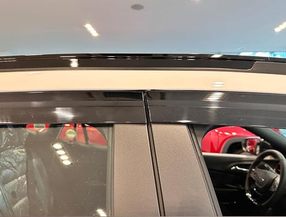 AUTOCLOVER Smoked Window Visor Sun Rain Vent Guard 4p - Image 8