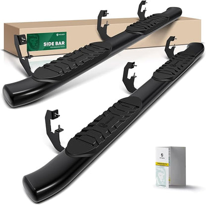 YHTAUTO 5 Inch Running Boards Side Steps Fit Chevy Silverado & GMC Sierra by YHTAUTO