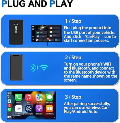 CarPlay Box Streaming Device for Car, Wireless CarPlay Adapter & Android Auto - Image 5