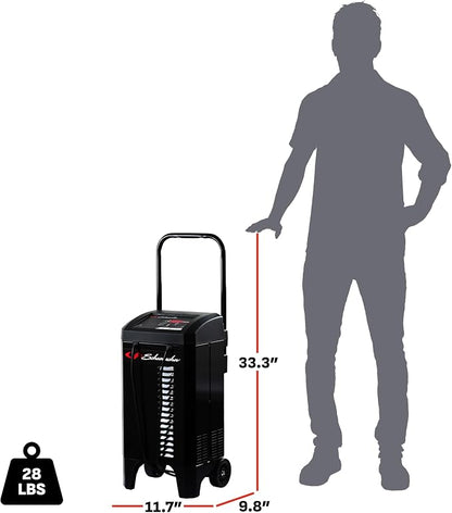 Schumacher Electric Wheeled Battery Charger and Engine Starter, Fully Automatic - Image 7