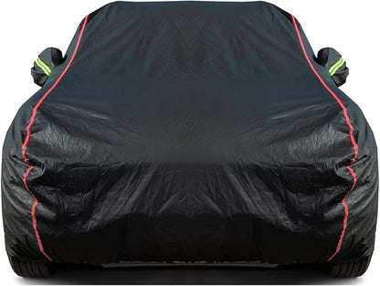 Breathable New Material, Waterproof Car Cover, Locks and Zipper Doors, by QUYDDC