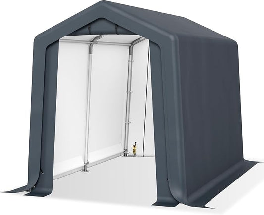Sophia & William Outdoor Storage Shed Carport 6x10 ft Heavy Duty, Portable by SophiaWilliam