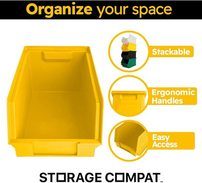 Plastic Storage Bins, Storage Organizer Bin - Image 3