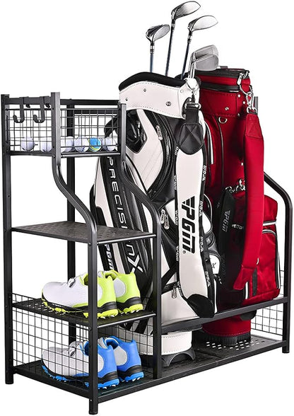 SNAIL Golf Bag Garage Storage Organizer Extra Large Size Golf Bag Rack Stand by SNAIL