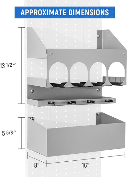 AA Products P-SH-Power Tool Organizer Wall Mount Designed - Image 2