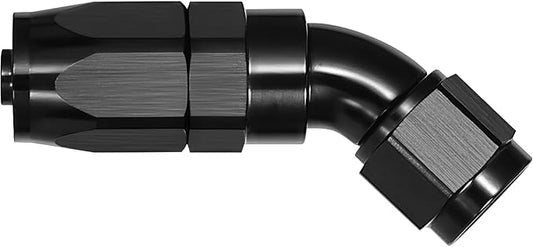 EVIL ENERGY 8AN 45 Degree One Piece Full Flow Hose End Fitting Swivel by EVILENERGY