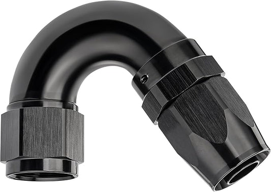 EVIL ENERGY 10AN 150 Degree One Piece Full Flow Hose End Fitting Swivel by EVILENERGY