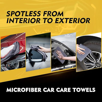 HOMEXCEL Grey Microfiber Cleaning Cloth 50 Pack, 12.5 x 12.5 inch Microfiber - Image 5