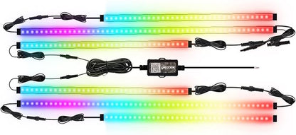 Car Underglow Lights Chasing Color, Upgraded Bluetooth Led Strip Light by MIRUNNY