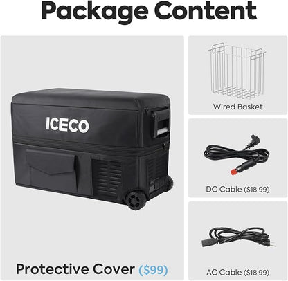 ICECO JP30 Pro 12 Volt Refrigerator, Portable Fridge Freezer Powered by SECOP - Image 4