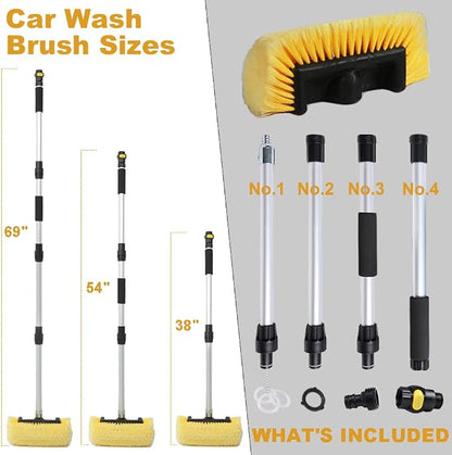 Car Wash Brush with Long Handle - Image 3
