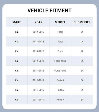 Windshield Sun Shade for Kia Forte Sedan 2014-2018, Front Window Sunshade Shield - Image 2