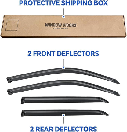 Window Visors Rain Guards Shield - Image 5