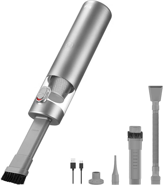 Brigii Mini Handheld Vacuum Cordless, 3 in 1-Car Vacuum & Air Duster & Hand Pump by Brigii