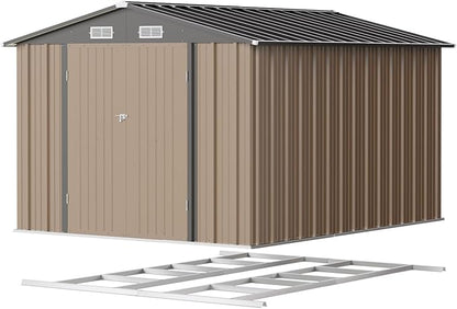 Patiowell 8x10 FT Outdoor Storage Shed - Image 2