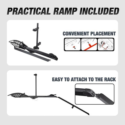Sole R 1-Bike Rack, Hitch-Mount Platform E-Bike Rack - Image 6