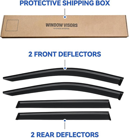 Window Visors Rain Guards Shield - Image 5
