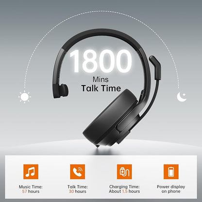 EKSA [Upgrated Trucker Bluetooth Headset - Image 3