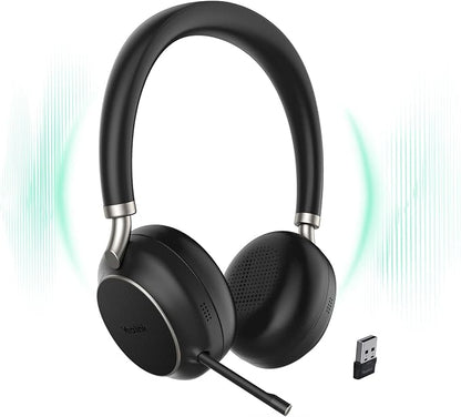 Yealink BH76 Wireless Headset Active Noise Cancelling Bluetooth Headphone by RedefineYourWorkplace