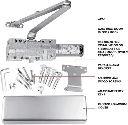 Lawrence Extra Heavy Duty Door Closer Commercial Grade 1 - Image 2