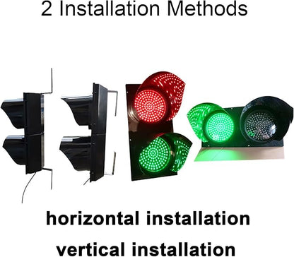 WilkSxyc Red/Green Traffic Stop Light, LED Traffic Light Lamp - Image 4