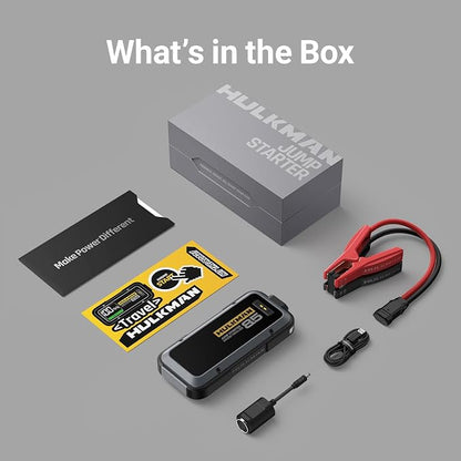 Hulkman Alpha85, Space Gray, 2000A 74Wh Smart Jump Starter, 12V Portable Car - Image 9