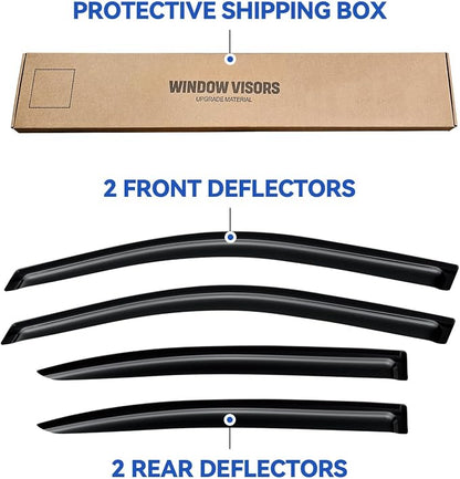 Window Visors Rain Guards Shield - Image 5