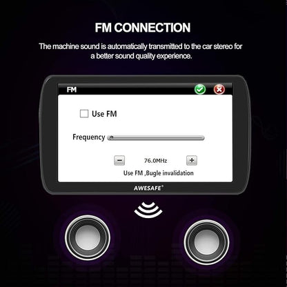 GPS Navigator for Car, 9 inch Touch Screen Car GPS, Support Voice Turn - Image 4