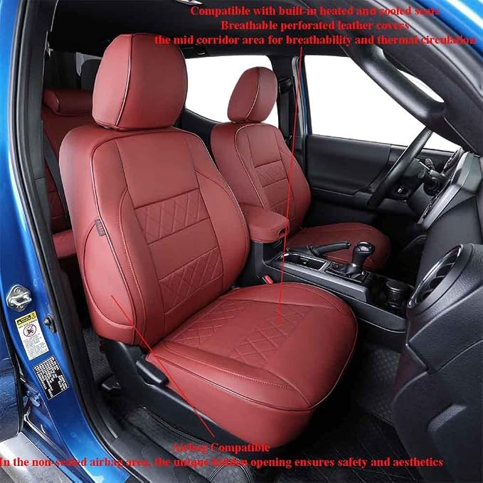 EKR Custom Fit Tacoma Front Car Seat Covers - Image 2