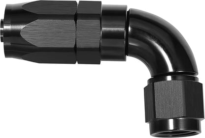 EVIL ENERGY 8AN 90 Degree One Piece Full Flow Hose End Fitting Swivel by EVILENERGY