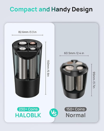 HALOBLK Large Capacity Coin Holder - Image 2