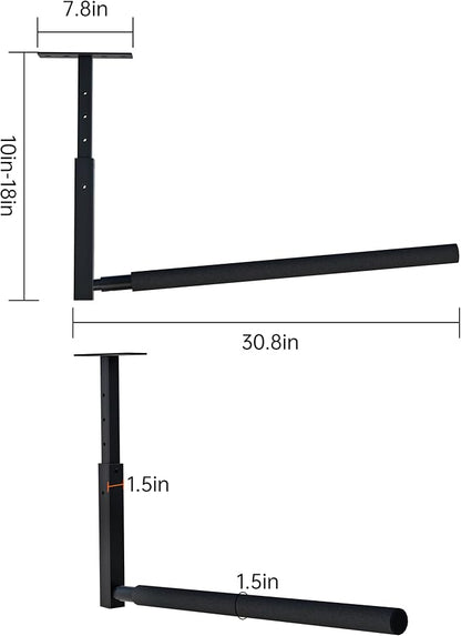 Adjustable Ladder Ceiling Rack, Kayak Overhead Garage Storage Rack, Garage - Image 6