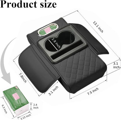 Car arm Rest Cover Pad, 5-in-1 Center Console Cover - Image 2