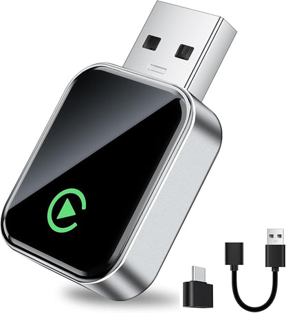 Wireless CarPlay Adapter for Apple iPhone, Fast Auto-Connect, No Latency by UANTIN