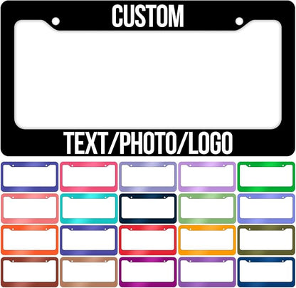 Custom License Plate Frame – Personalized License Plate Holder by PersonalArtistry
