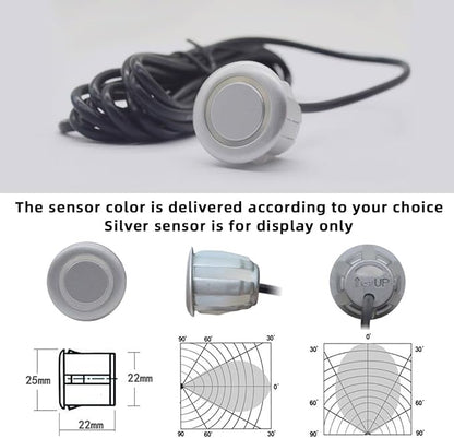 Parktronic 8 Parking Sensors Kit Reverse Backup Radar System Rear and Front View - Image 6