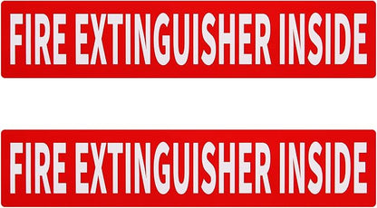 Madrigal Fire Extinguisher Inside Sticker Sign, Weatherproof & UV Protected by Unknown