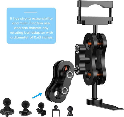 Radar Detector Mount, Aluminum Rearview Mirror Rod Radar Bracket - Image 6