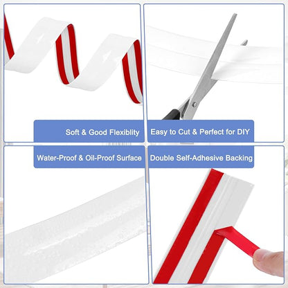 Wall Corner Protector Moulding Trim Peel and Stick Wall Corner Guards Trim - Image 3