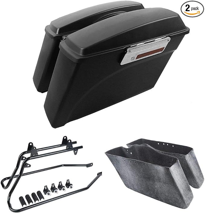 XFMT Hard Saddlebags Saddle Bag & Conversion Brackets by XFMT