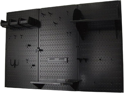 Wall Control Pegboard Metal Organizer, 4 ft. Black, Storage Rack - Image 3