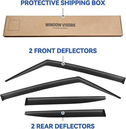 Window Visors Rain Guards Shield - Image 5