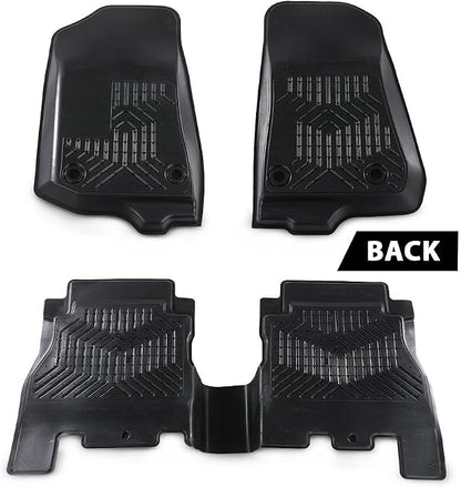 G-PLUS Floor Mats 3PCS Fit for Jeep Wrangler JL 2018-2025 Unlimited 4-Door Only - Image 9