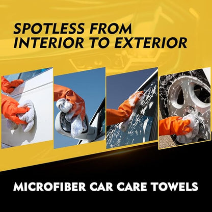 HOMEXCEL White Microfiber Cleaning Cloth 50 Pack, 12.5 x 12.5 inch Microfiber - Image 4